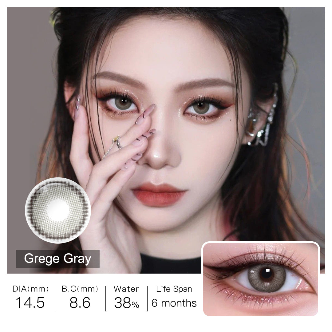 Luna Grege Gray Colored Contacts - Image 4 | Colored Contacts | FreshGo