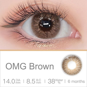 OMG Brown Colored Contacts | Colored Contacts | FreshGo