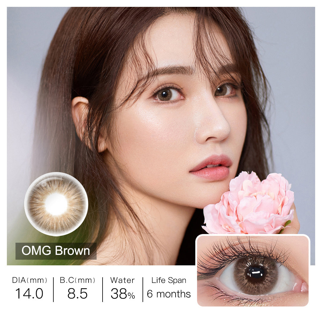 OMG Brown Colored Contacts - Image 4 | Colored Contacts | FreshGo