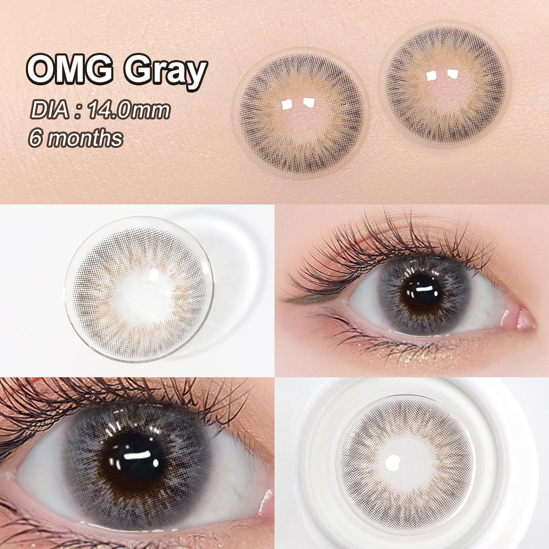 OMG Gray Colored Contacts - Image 3 | Colored Contacts | FreshGo