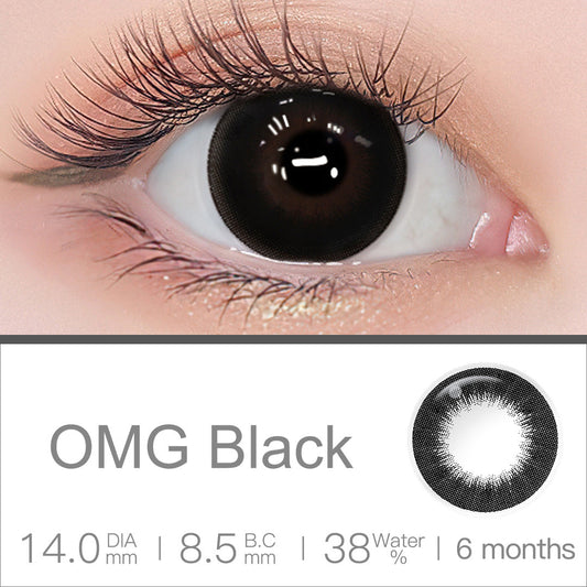OMG Black Colored Contacts | Colored Contacts | FreshGo