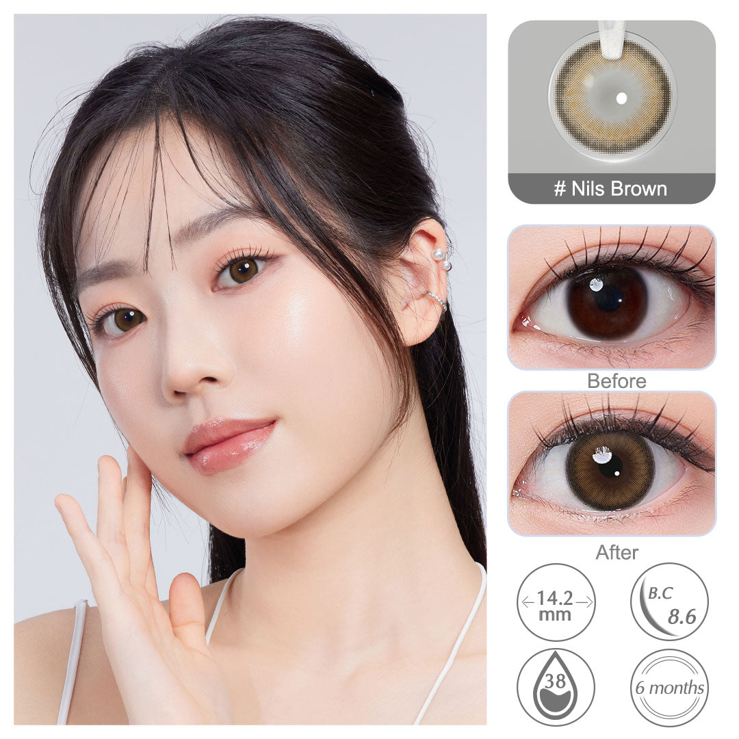 NILS Brown Colored Contacts - Image 2 | Colored Contacts | FreshGo