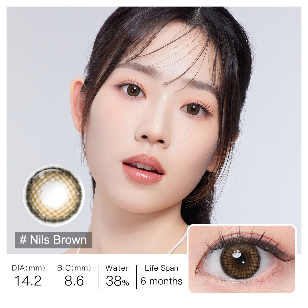 NILS Brown Colored Contacts - Image 4 | Colored Contacts | FreshGo