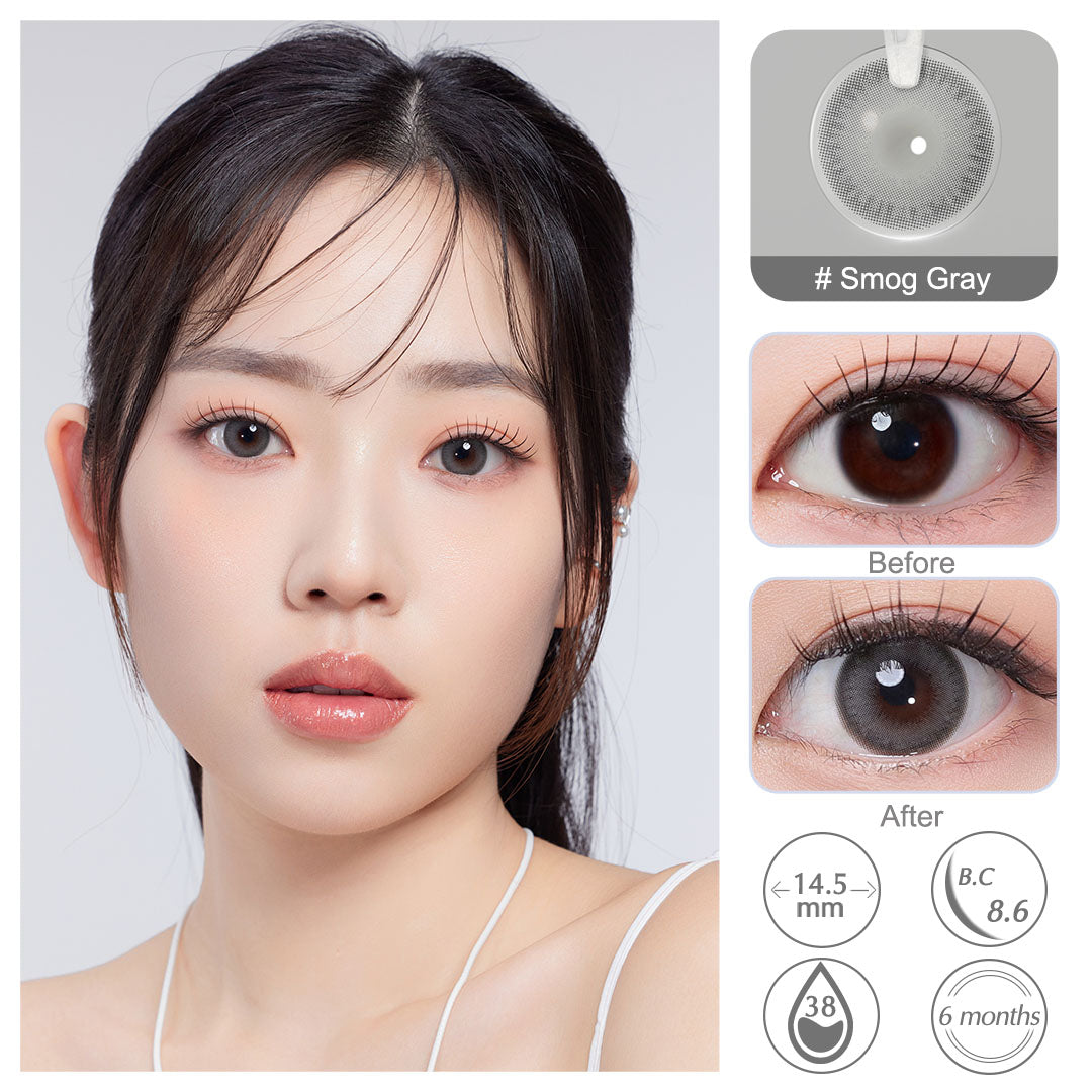 NILS Smog Gray Colored Contacts - Image 2 | Colored Contacts | FreshGo