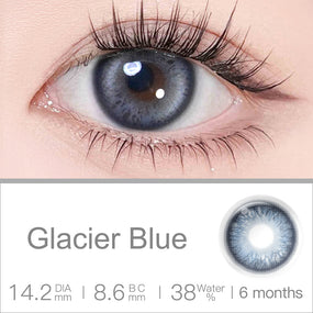 BLUSH GIRL Glacier Blue Colored Contacts | Colored Contacts | FreshGo