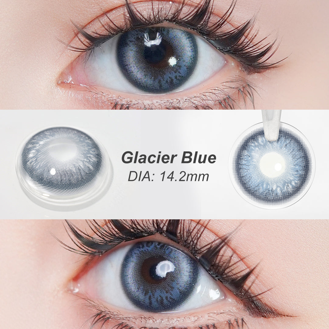 BLUSH GIRL Glacier Blue Colored Contacts - Image 3 | Colored Contacts | FreshGo