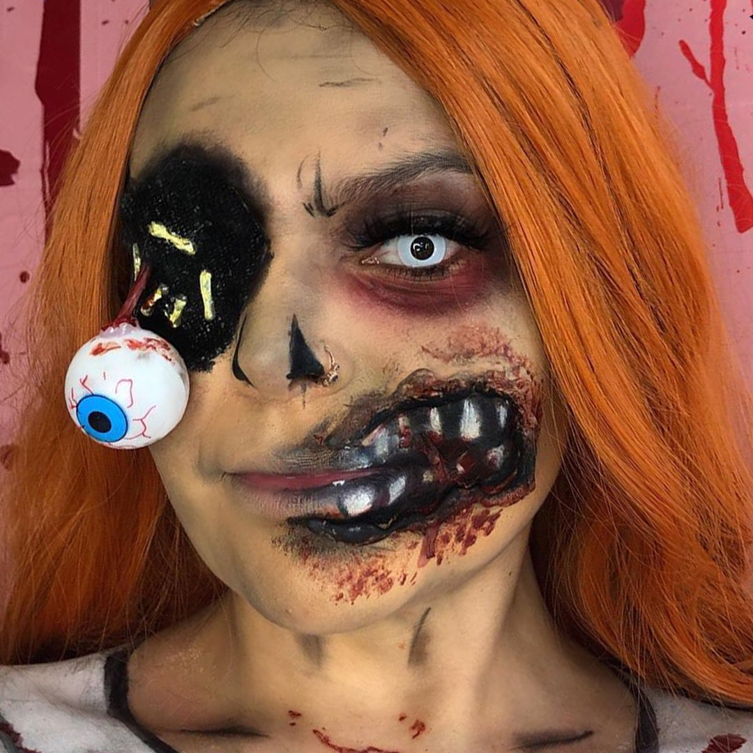 Whiteout Halloween Contacts - Image 7 | Colored Contacts | FreshGo