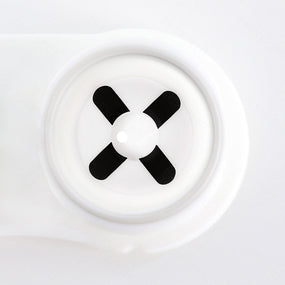 Black and White Cross Halloween Contacts - Image 6 | Colored Contacts | FreshGo