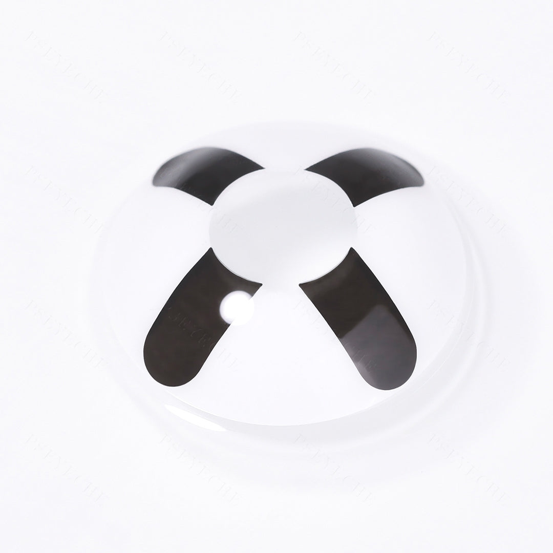 Black and White Cross Halloween Contacts - Image 5 | Colored Contacts | FreshGo