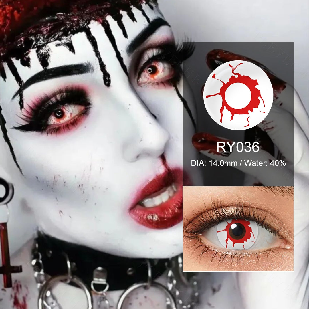 Blood Shot Halloween Contacts - Image 2 | Colored Contacts | FreshGo