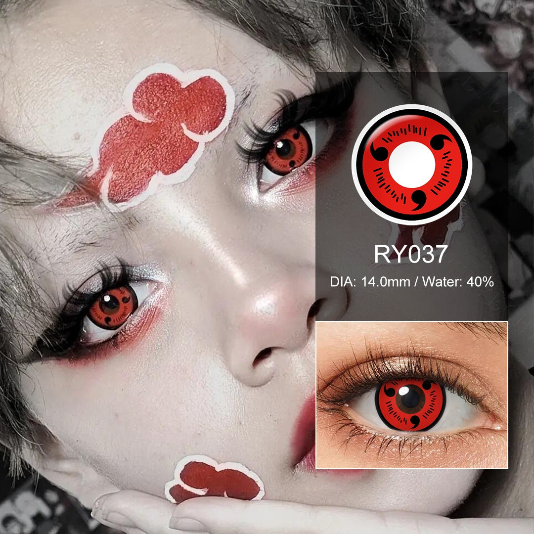 Sasuke 3 Tomoe Sharingan Eye Contacts - Image 4 | Colored Contacts | FreshGo