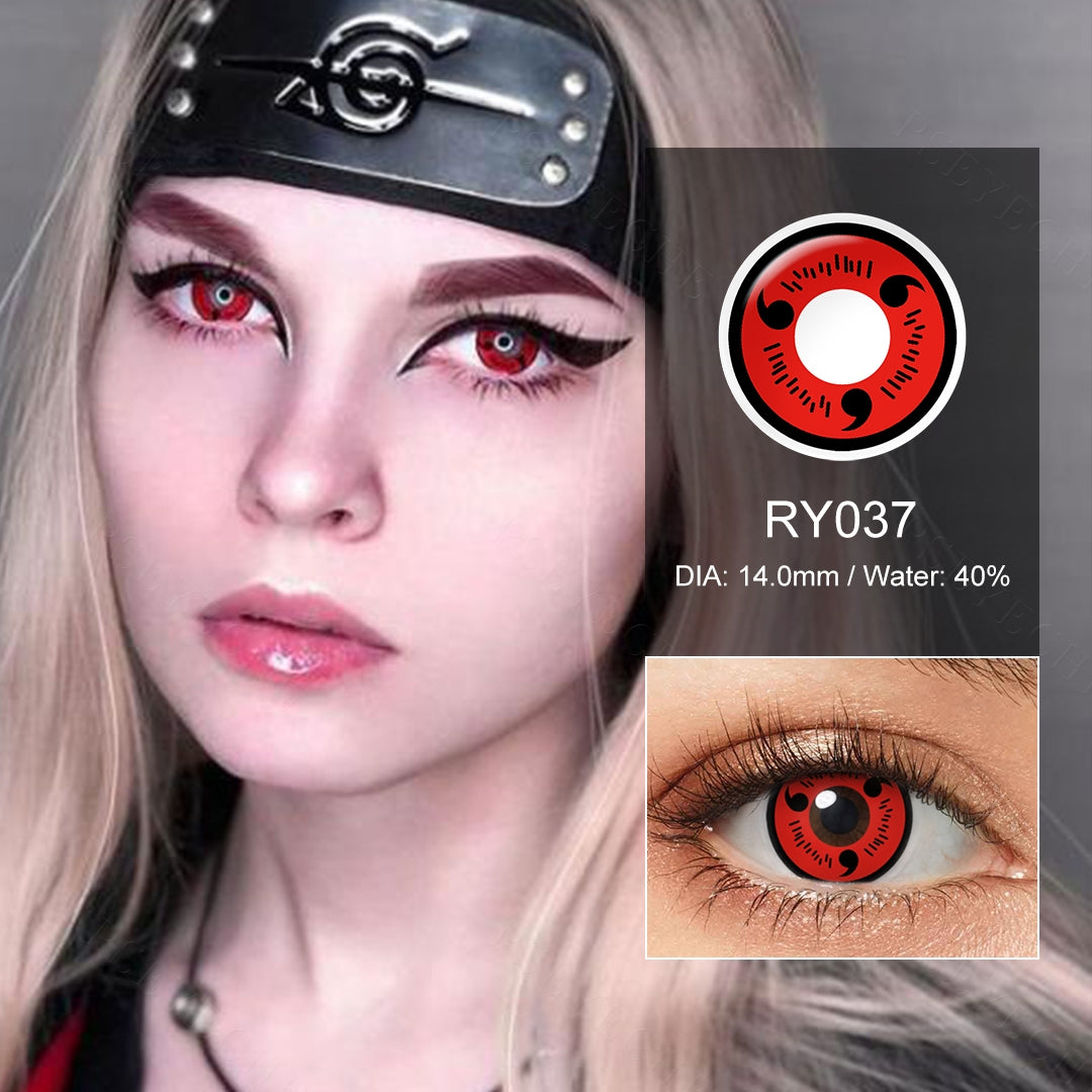 Sasuke 3 Tomoe Sharingan Eye Contacts - Image 5 | Colored Contacts | FreshGo