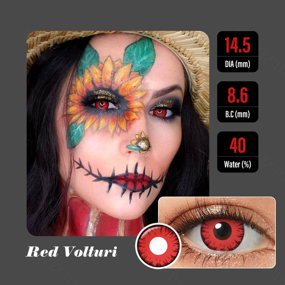 Red Twilight Volturi Contact Lenses - Image 5 | Colored Contacts | FreshGo