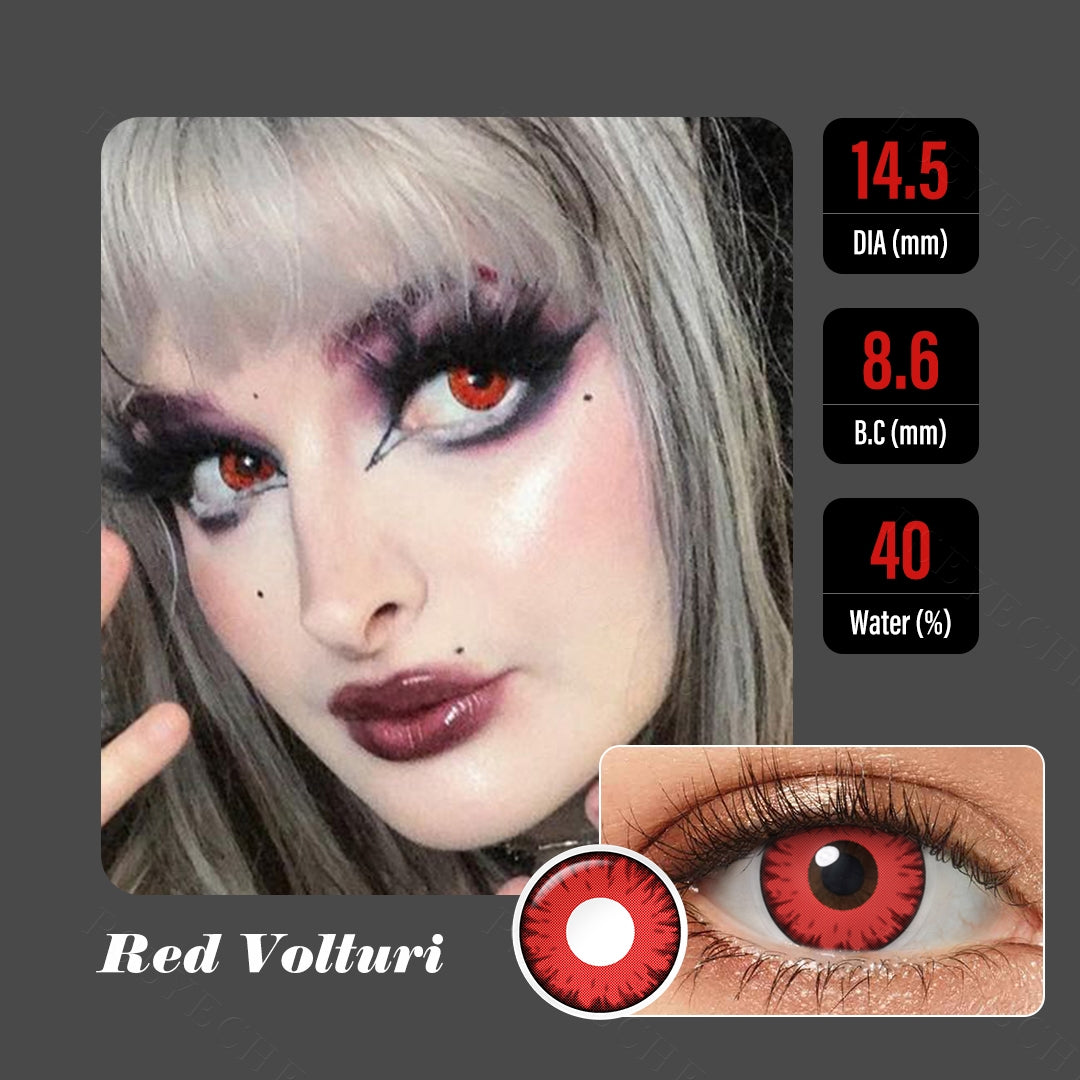 Red Twilight Volturi Contact Lenses - Image 6 | Colored Contacts | FreshGo