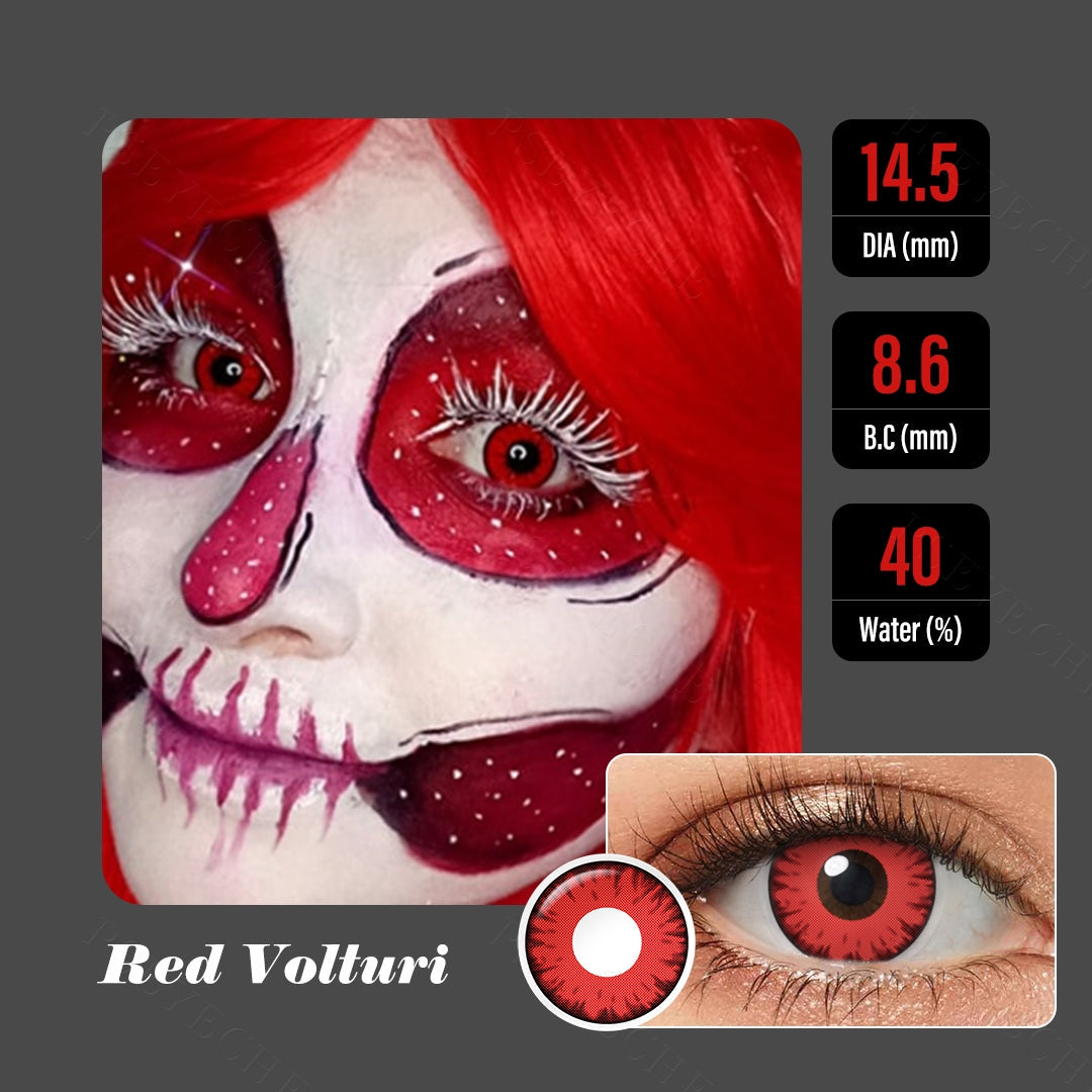 Red Twilight Volturi Contact Lenses - Image 7 | Colored Contacts | FreshGo
