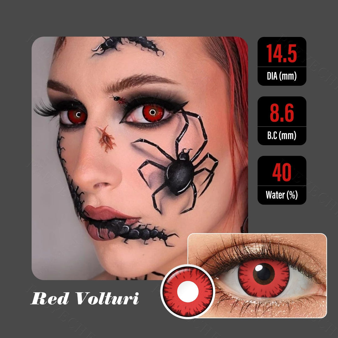 Red Twilight Volturi Contact Lenses - Image 8 | Colored Contacts | FreshGo
