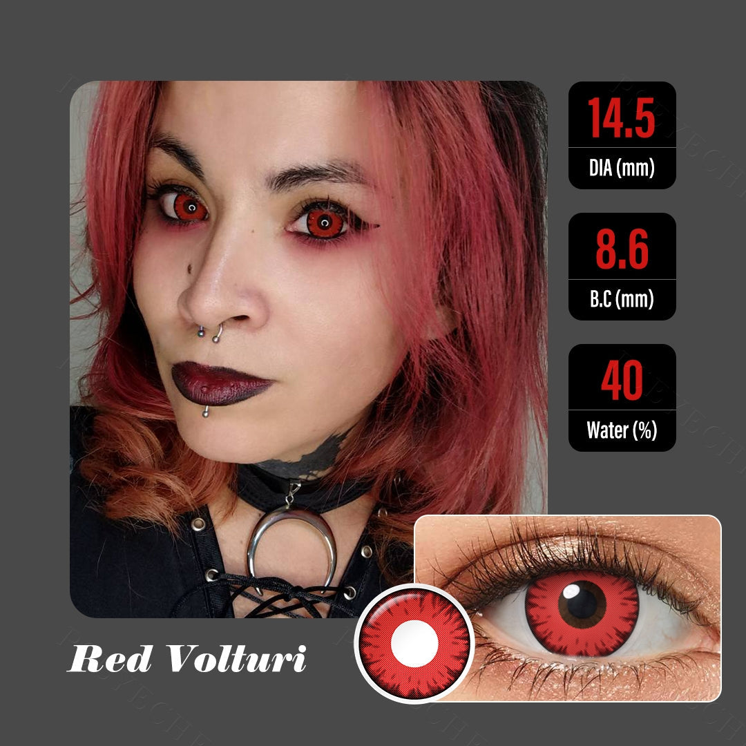 Red Twilight Volturi Contact Lenses - Image 9 | Colored Contacts | FreshGo