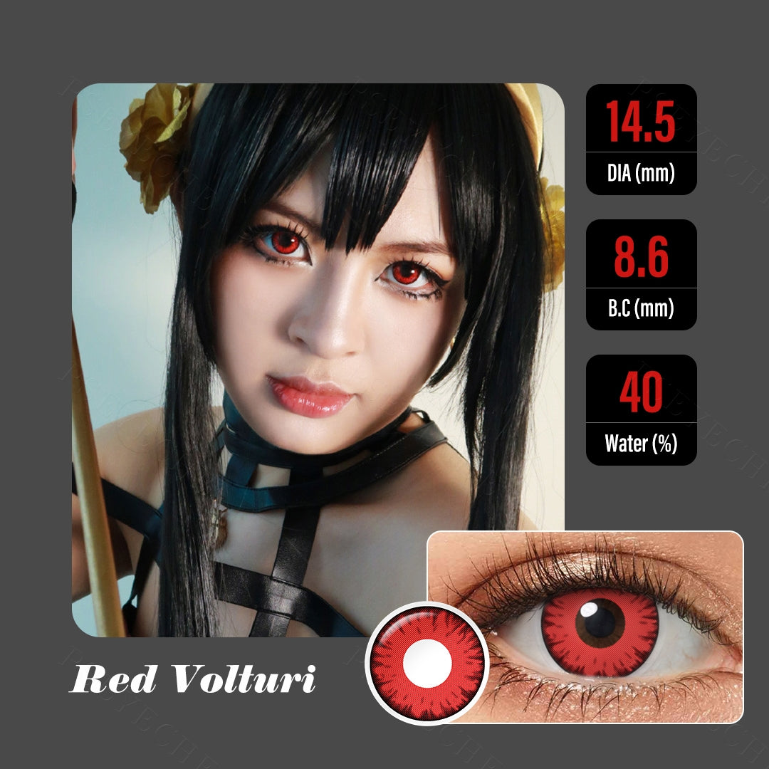 Red Twilight Volturi Contact Lenses - Image 10 | Colored Contacts | FreshGo