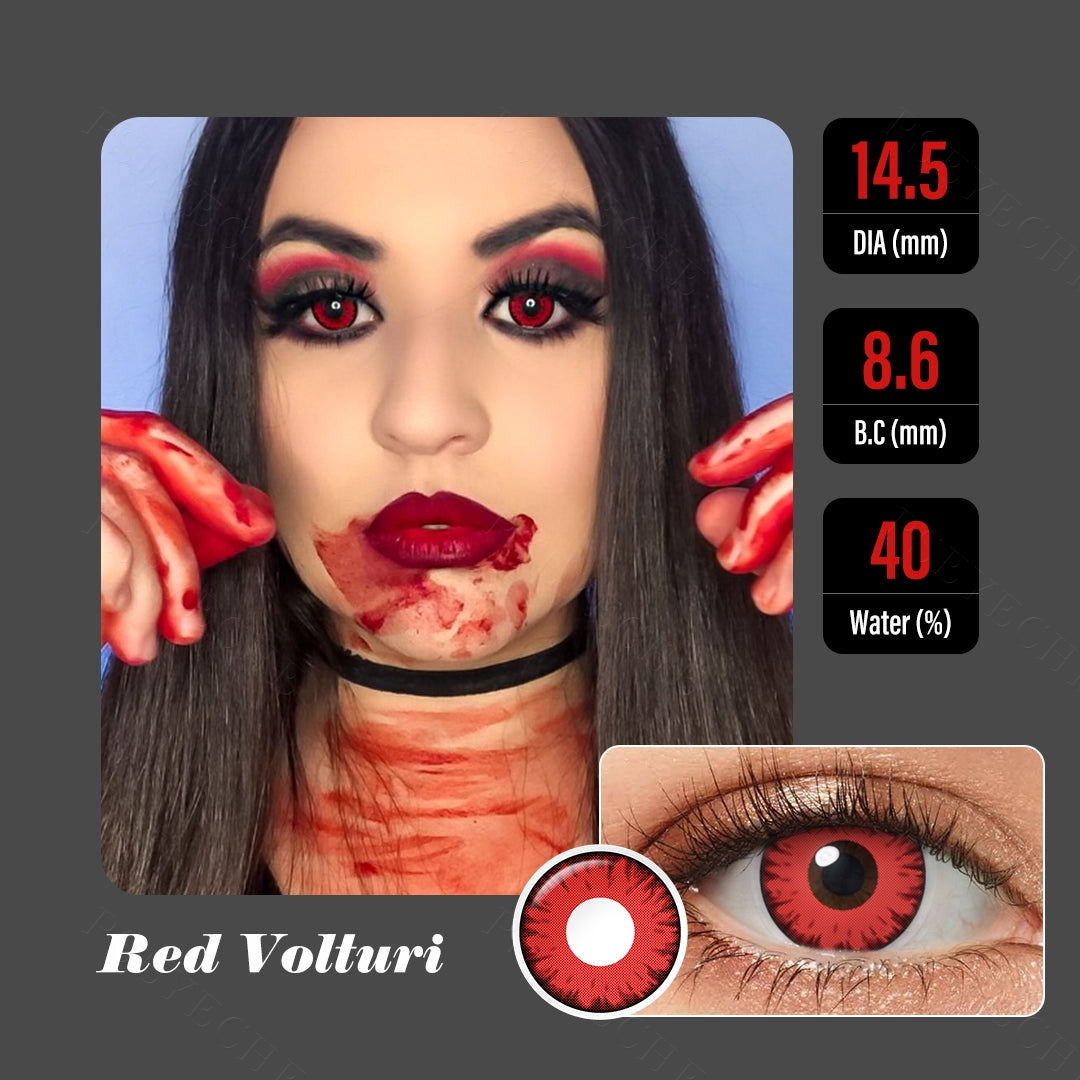 Red Twilight Volturi Contact Lenses - Image 11 | Colored Contacts | FreshGo