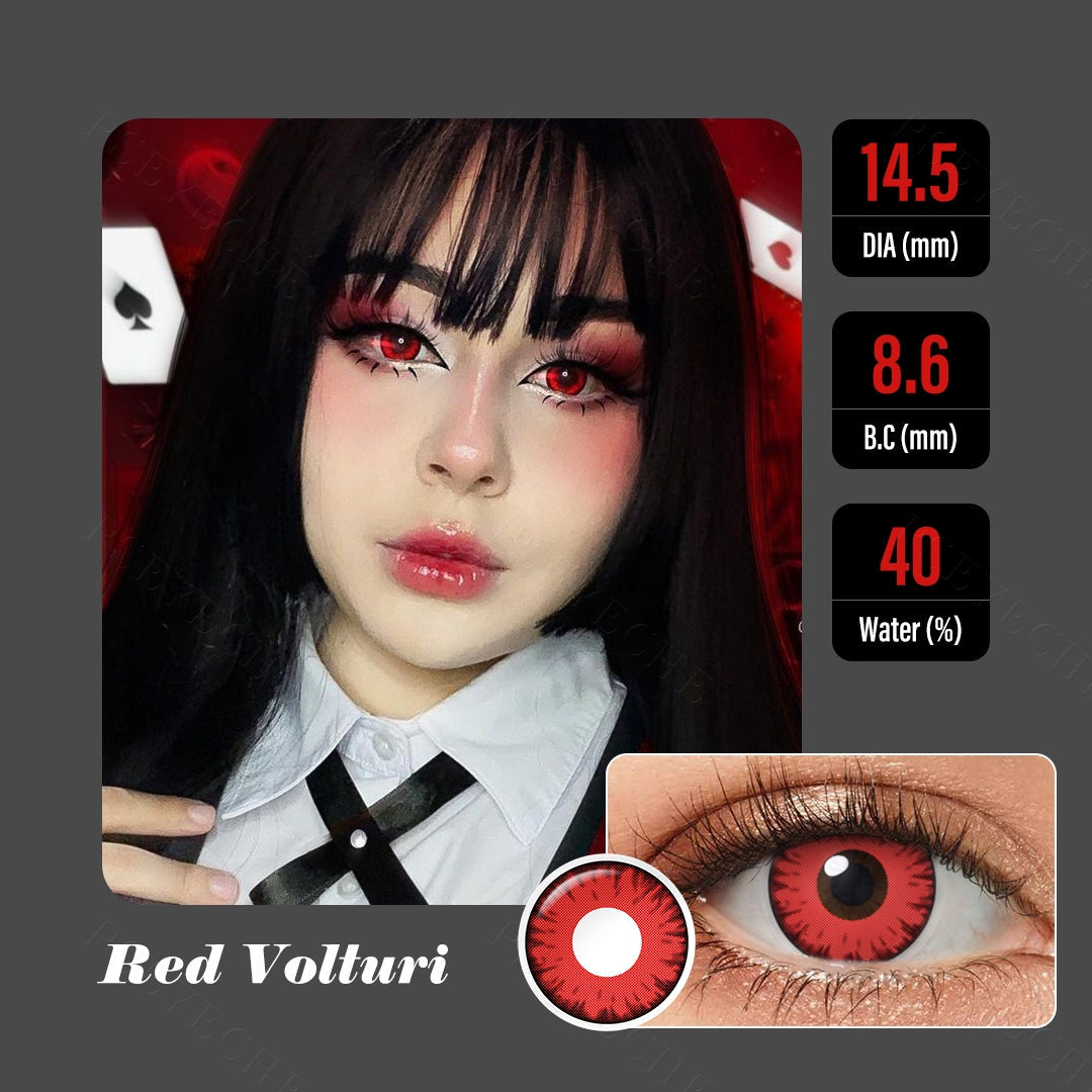 Red Twilight Volturi Contact Lenses - Image 3 | Colored Contacts | FreshGo