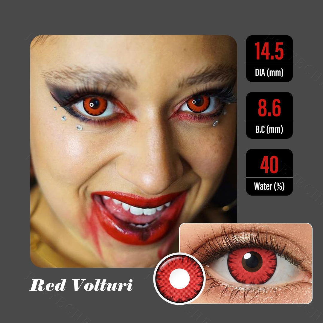 Red Twilight Volturi Contact Lenses - Image 12 | Colored Contacts | FreshGo