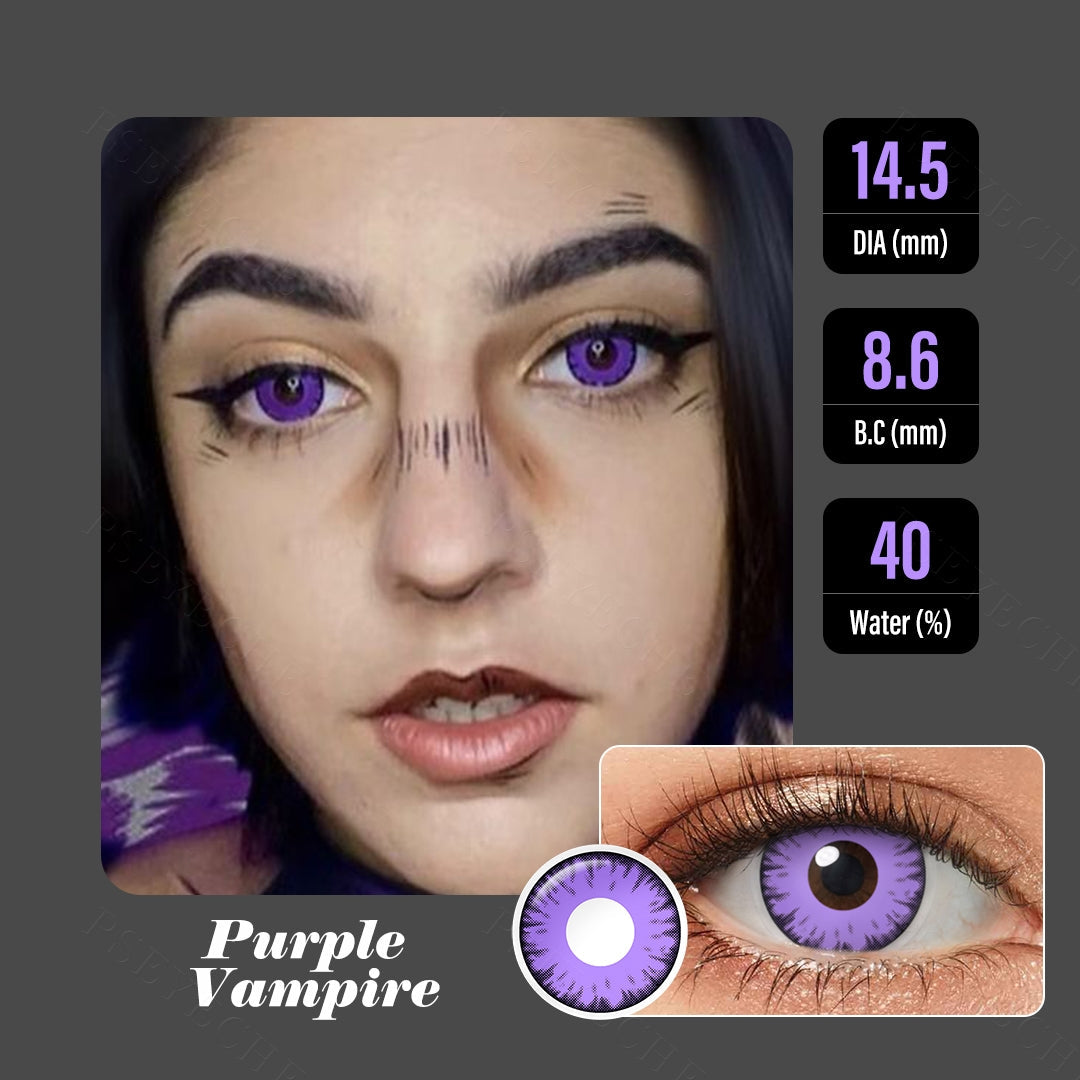 Purple Vampire Halloween Contacts for Twilight - Image 10 | Colored Contacts | FreshGo