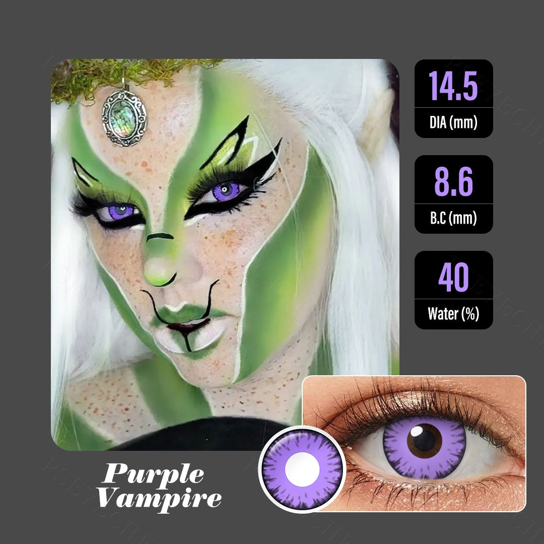Purple Vampire Halloween Contacts for Twilight - Image 11 | Colored Contacts | FreshGo