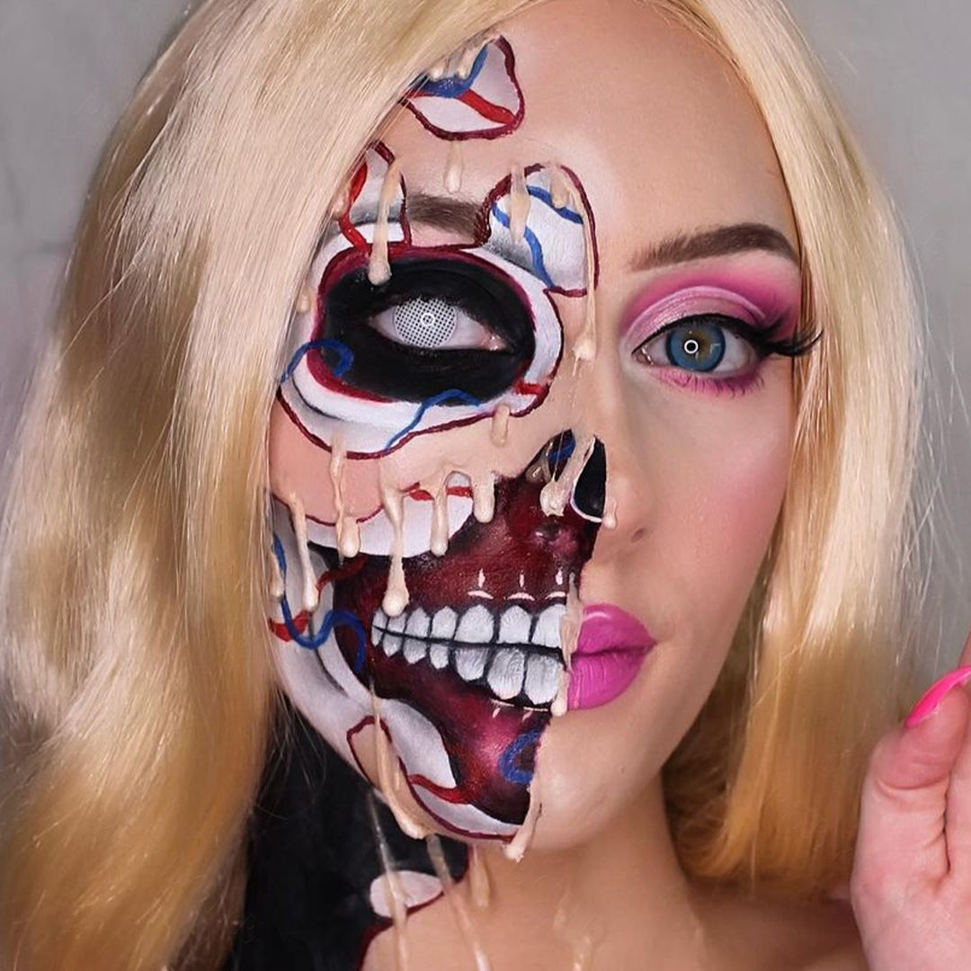 White Mesh Halloween Contacts - Image 3 | Colored Contacts | FreshGo