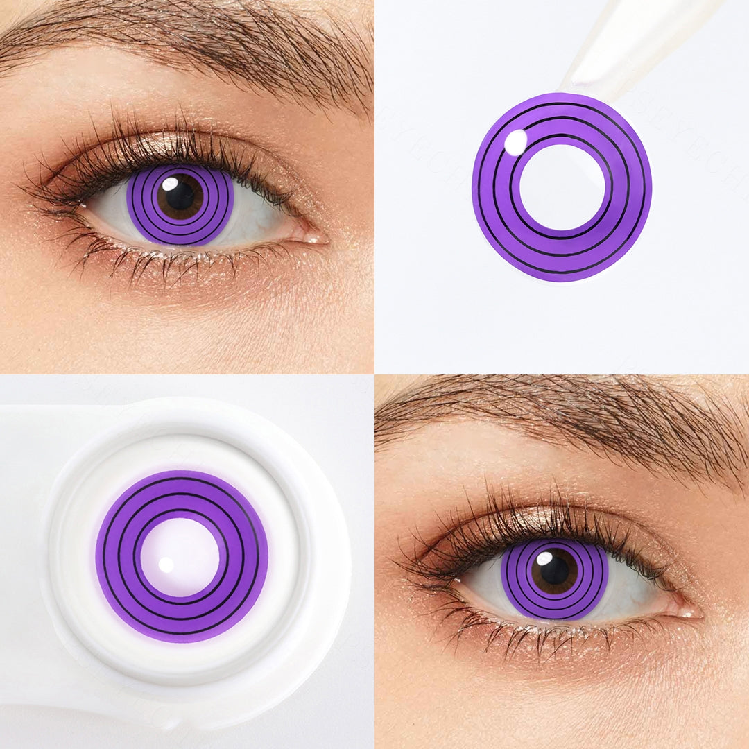Rinnegan Purple Spiral Halloween Contacts - Image 5 | Colored Contacts | FreshGo