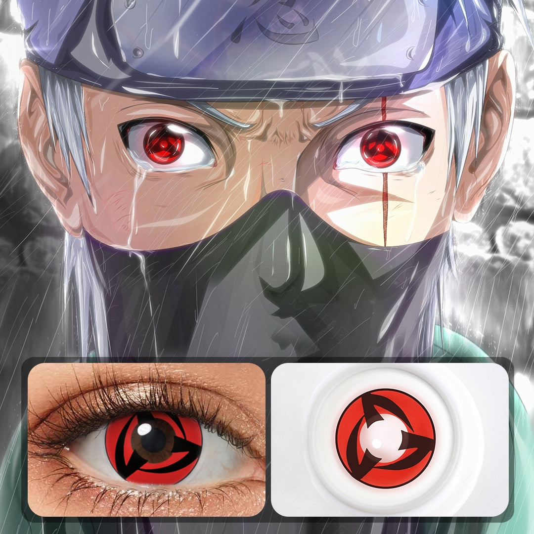 Kakashi Sharingan Halloween Contacts - Image 2 | Colored Contacts | FreshGo