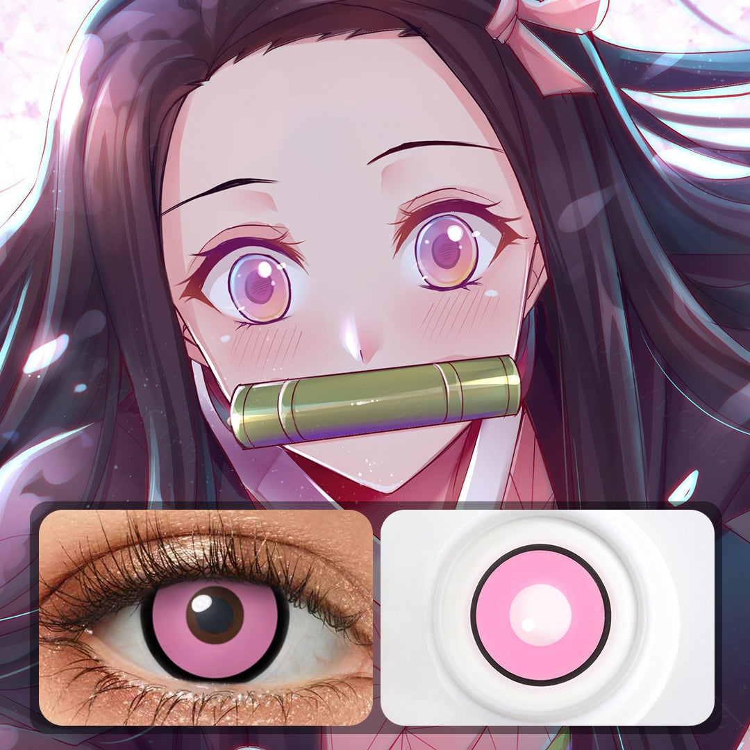 Nezuko Purple Manson Halloween Contacts - Image 2 | Colored Contacts | FreshGo