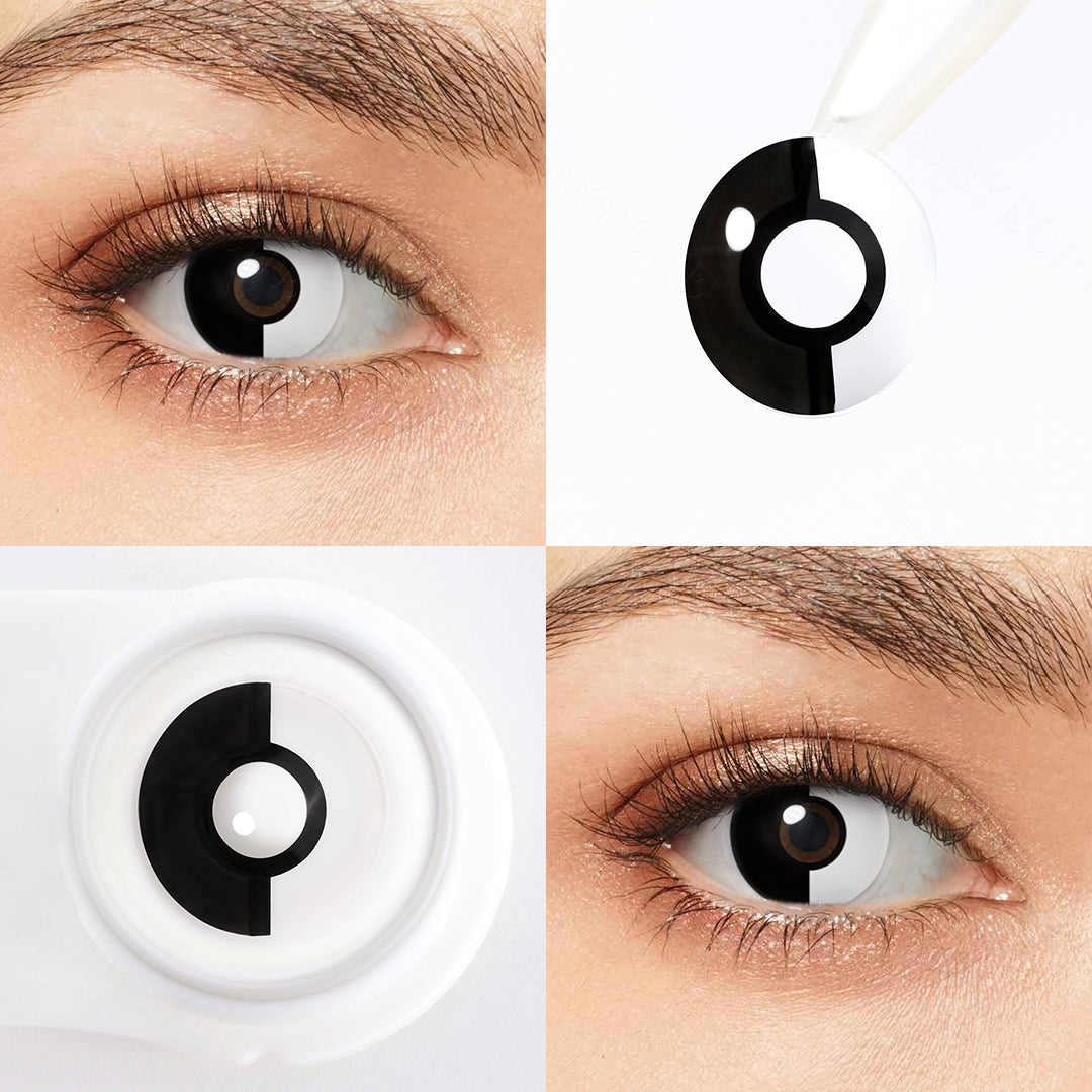 Black and White Halloween Contacts - Image 3 | Colored Contacts | FreshGo