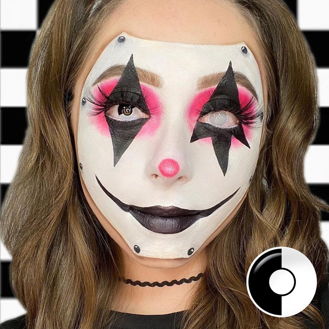Black and White Halloween Contacts - Image 2 | Colored Contacts | FreshGo