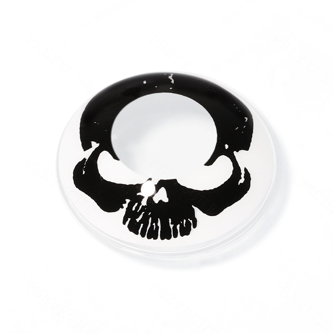 Black Skull Halloween Contacts - Image 3 | Colored Contacts | FreshGo