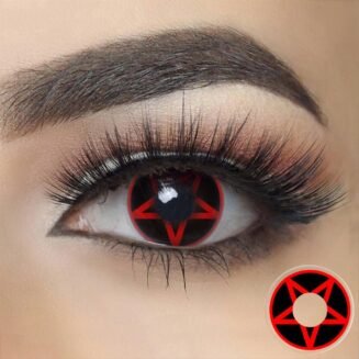 Red Pentagram Halloween Cosplay Contacts