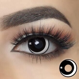 White Galaxy Halloween Cosplay Contacts