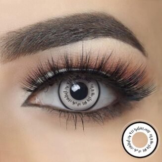 White Hinata Byakugan Halloween Cosplay Contacts