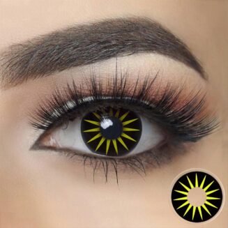 Sunburst Halloween Cosplay Contacts