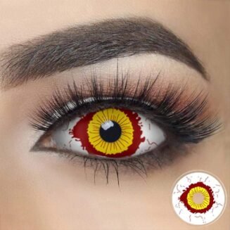 Fever Yellow And Red Sclera Halloween Lenses