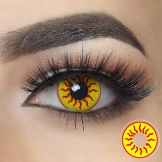 Fire Werewolf Halloween Cosplay Contacts