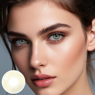 Hidrocor Mel Yellow Colored Contacts