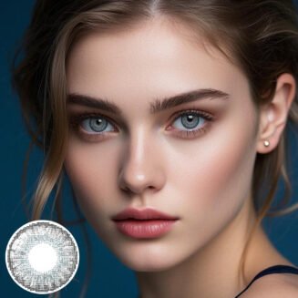 3 Tone Sterling Gray Colored Contacts