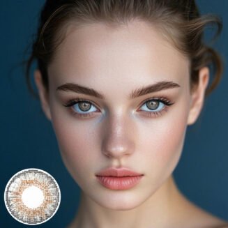 3 Tone Gray Colored Contacts