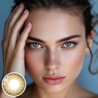 Pro Khaki Brown Colored Contacts