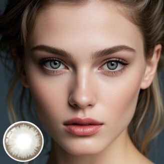 Diamond Glitter Gray Colored Contacts