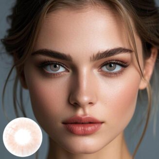 Spanish Real Peach Colored Contacts