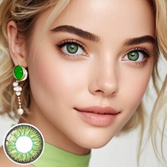Nonno Forest Green Colored Contacts
