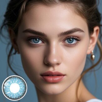 Nonno Polar Blue Colored Contacts