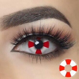 Red Cross Halloween Cosplay Contacts