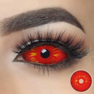 Red Fire Sclera Halloween Lenses